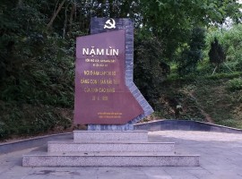 Khu Di tích lịch Sử Nặm Lìn xã Hoàng Tung, Hòa An